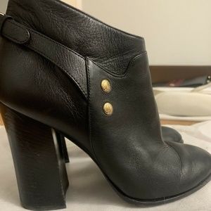 Dolce & Gabbana Black Block Heel Booties